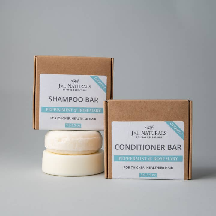 Natural Shampoo & Conditioner Bar Set