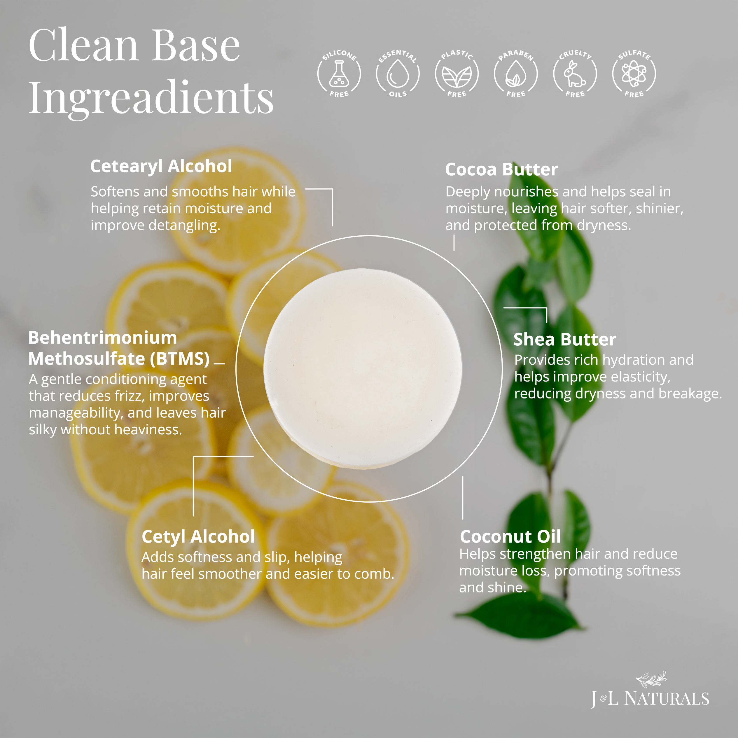 Natural Shampoo & Conditioner Bar Set