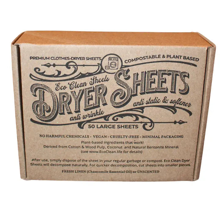 Dryer Sheets | Fresh Linen | 50 Count