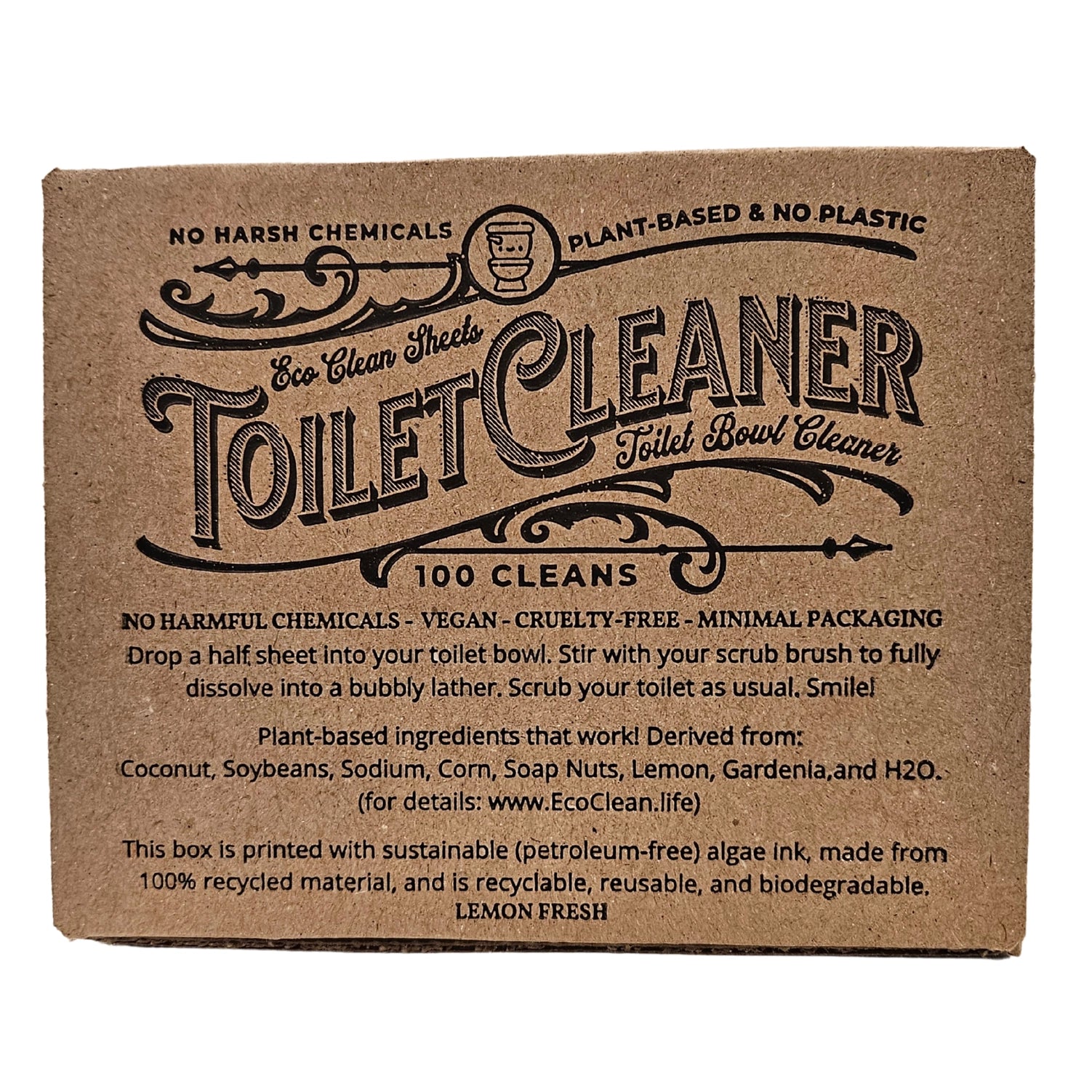 Toilet Bowl Cleaner | 100 Cleans | 50 Sheets