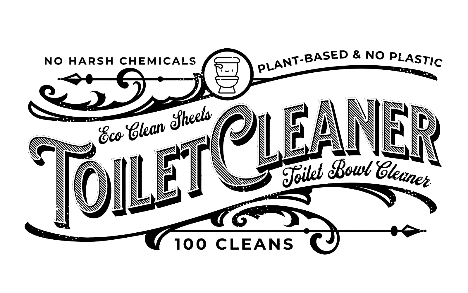 Toilet Bowl Cleaner | 100 Cleans | 50 Sheets