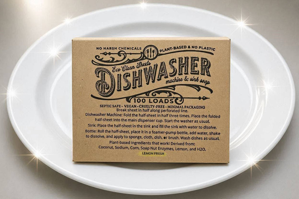 Dishwasher Sheets | 100 Loads | 50 Sheets