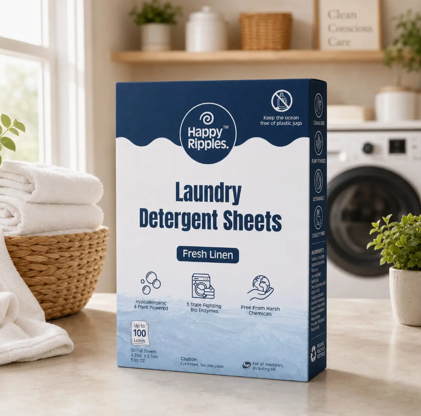 Laundry Detergent Sheets | 100 Loads | 50 Sheets