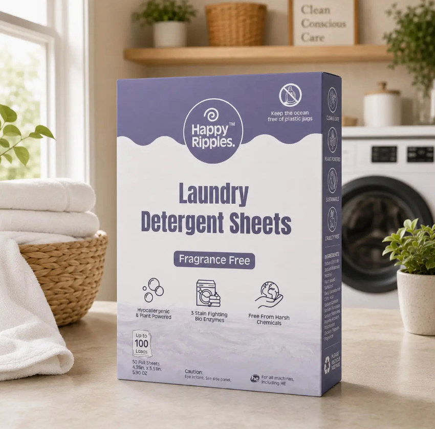 Laundry Detergent Sheets | 100 Loads | 50 Sheets