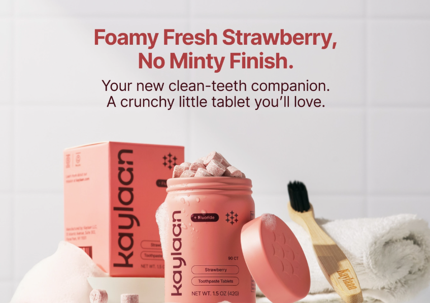 Strawberry Toothpaste Tablets – with Fluoride