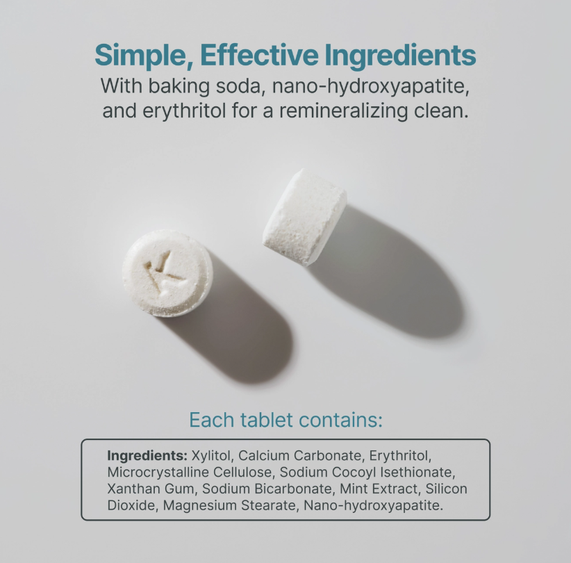 Fluoride-Free Mint Toothpaste Tablets