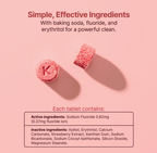 Strawberry Toothpaste Tablets – with Fluoride