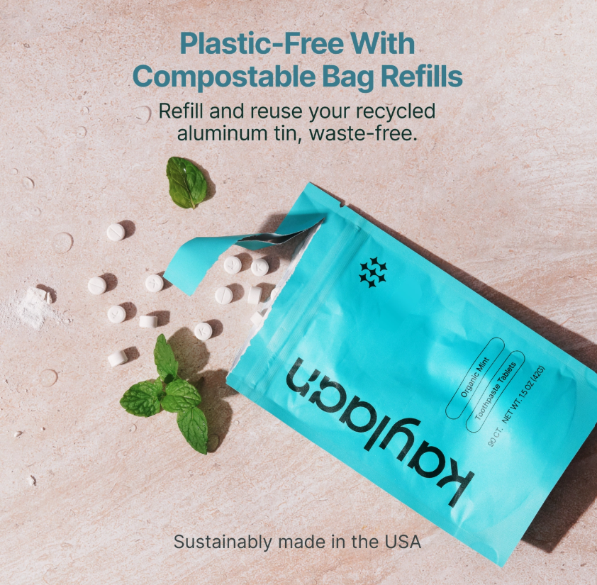 Fluoride-Free Mint Toothpaste Tablets