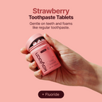 Strawberry Toothpaste Tablets – with Fluoride