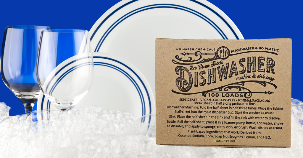 Dishwasher Sheets | 100 Loads | 50 Sheets