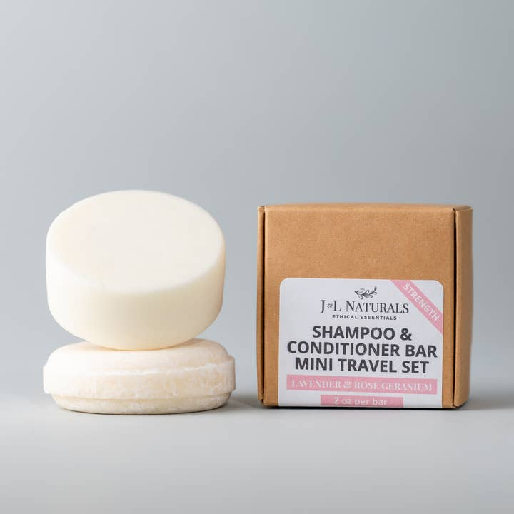 Natural Shampoo & Conditioner Bar Set