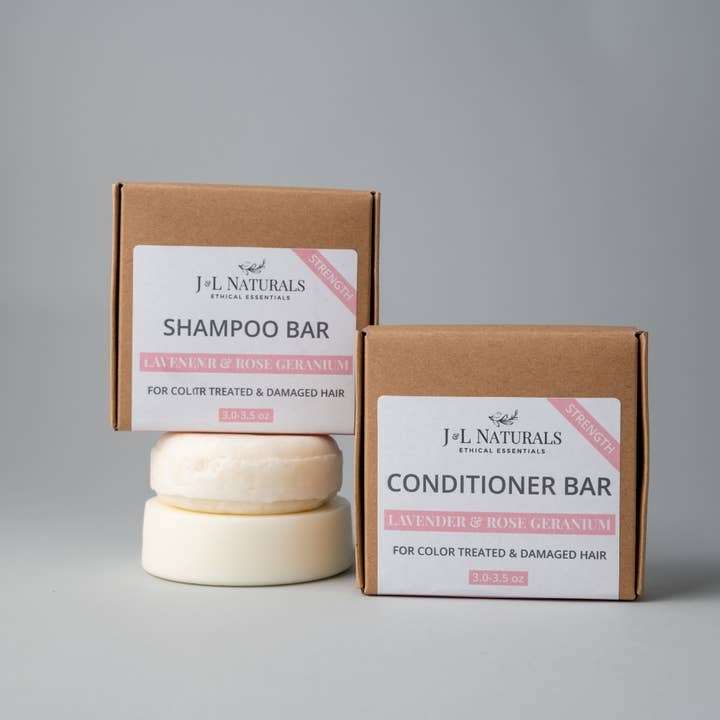 Natural Shampoo & Conditioner Bar Set