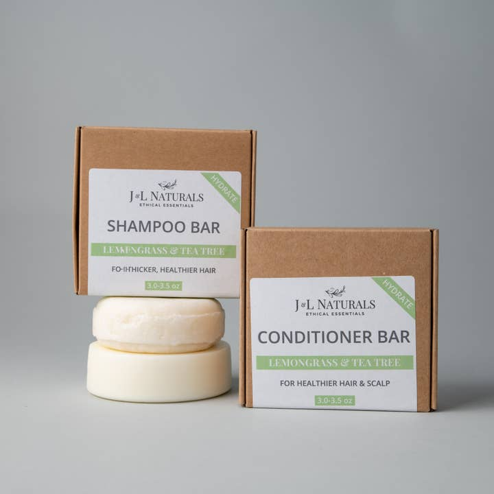 Natural Shampoo & Conditioner Bar Set